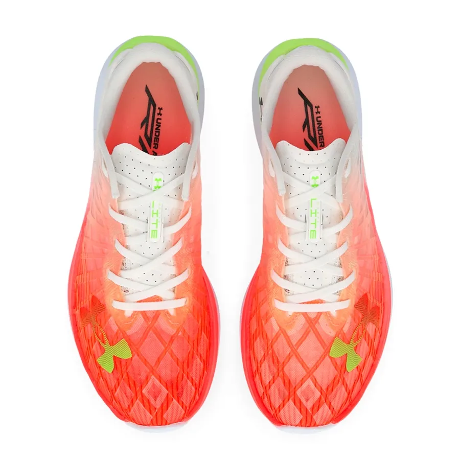 Imagen 3 de 6 de Zapatillas Under Armour Flow Velociti Elite-BLANCO/NARANJA FLUOR