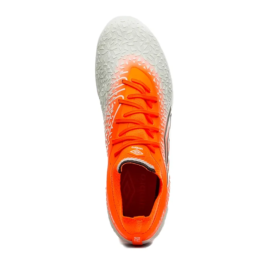 Imagen 3 de 7 de Botines Umbro Adamant Pro Polar Magma-BLANCO/NARANJA FLUOR/PLATA