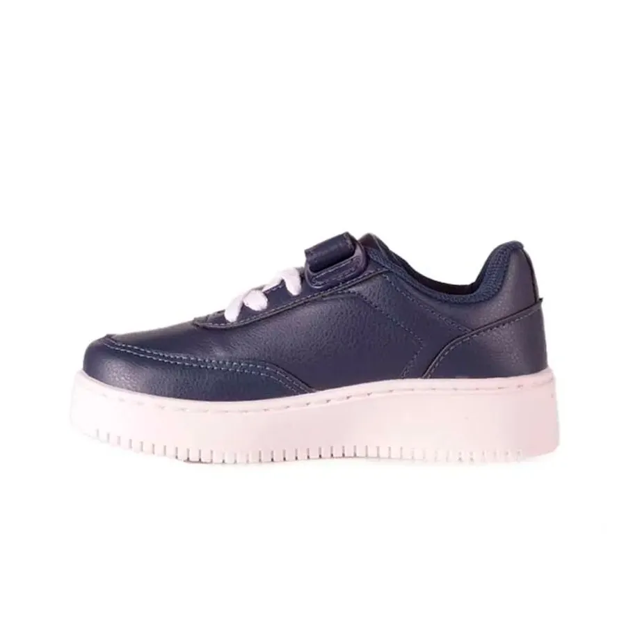 Imagen 1 de 5 de Zapatillas Kappa Logo Linate Velcro Kid-MARINO