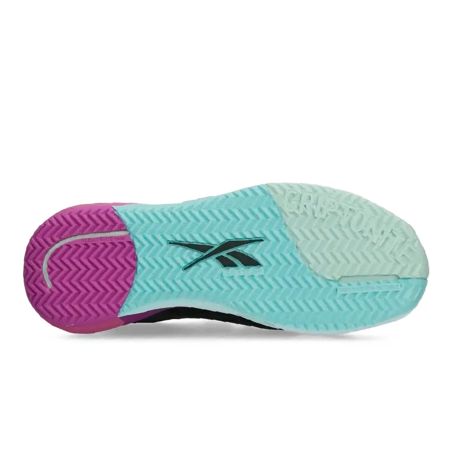 Imagen 4 de 5 de Zapatillas Reebok Nano Court-NEGRO/VIOLETA/CELESTE