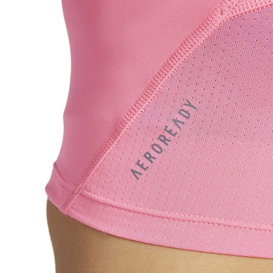 Imagen 5 de 6 de Top adidas Remera corta de running adizero essentials-ROSA
