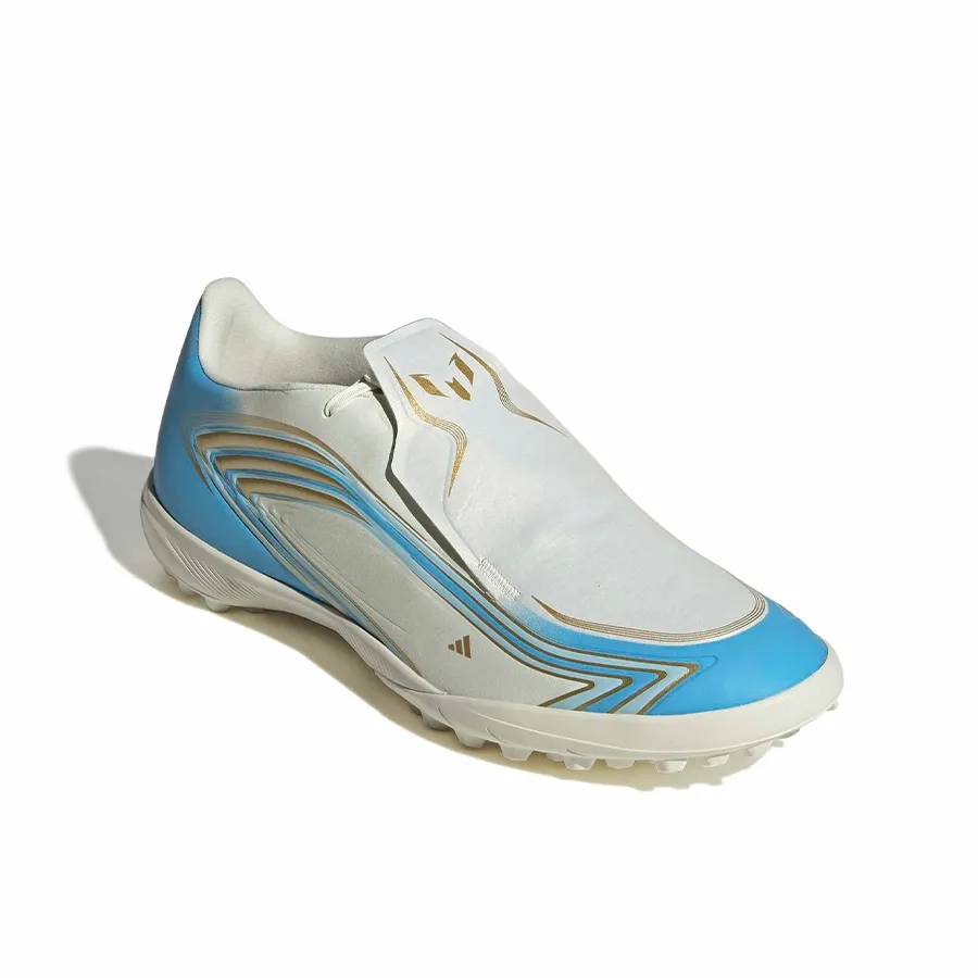 Imagen 1 de 7 de Botines Multitapón adidas Botines F50 League Ultimo Tango Tf-BLANCO/CELESTE/DORADO