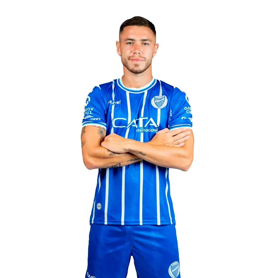 Imagen 1 de 4 de Camiseta Fiume Sport Godoy Cruz Oficial 24-AZUL FRANCIA/BLANCO