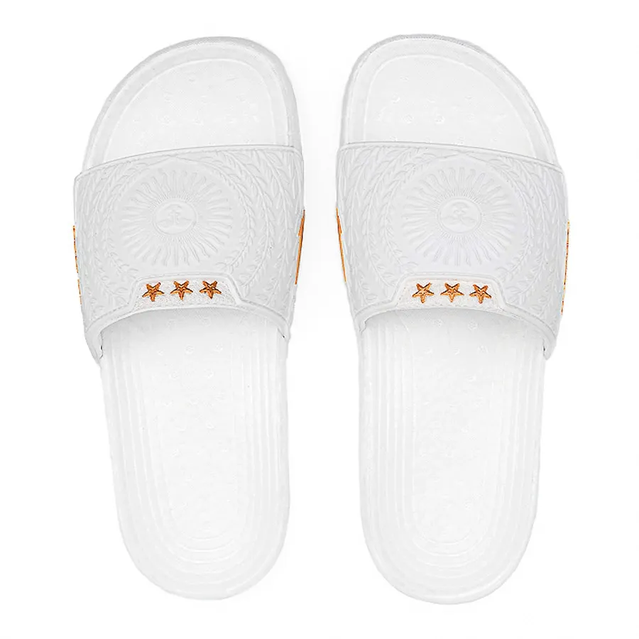 Imagen 0 de 4 de Ojotas Bagunza Argentina Pro Titular-BLANCO/DORADO