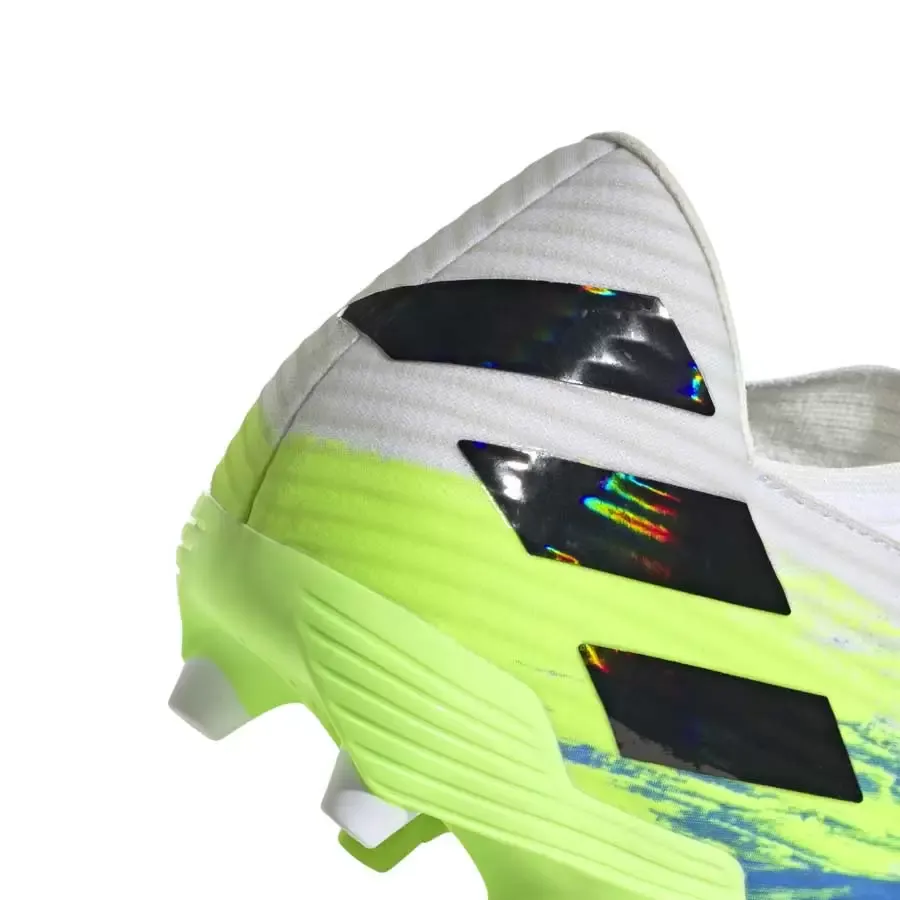 Imagen 5 de 6 de Botines adidas Nemeziz 19.2 Fg-BLANCO/LIMA/AZUL