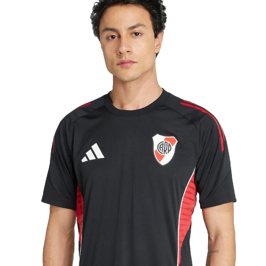 Imagen 3 de 5 de Camiseta adidas de Entrenamiento River Plate Tiro 25-NEGRO