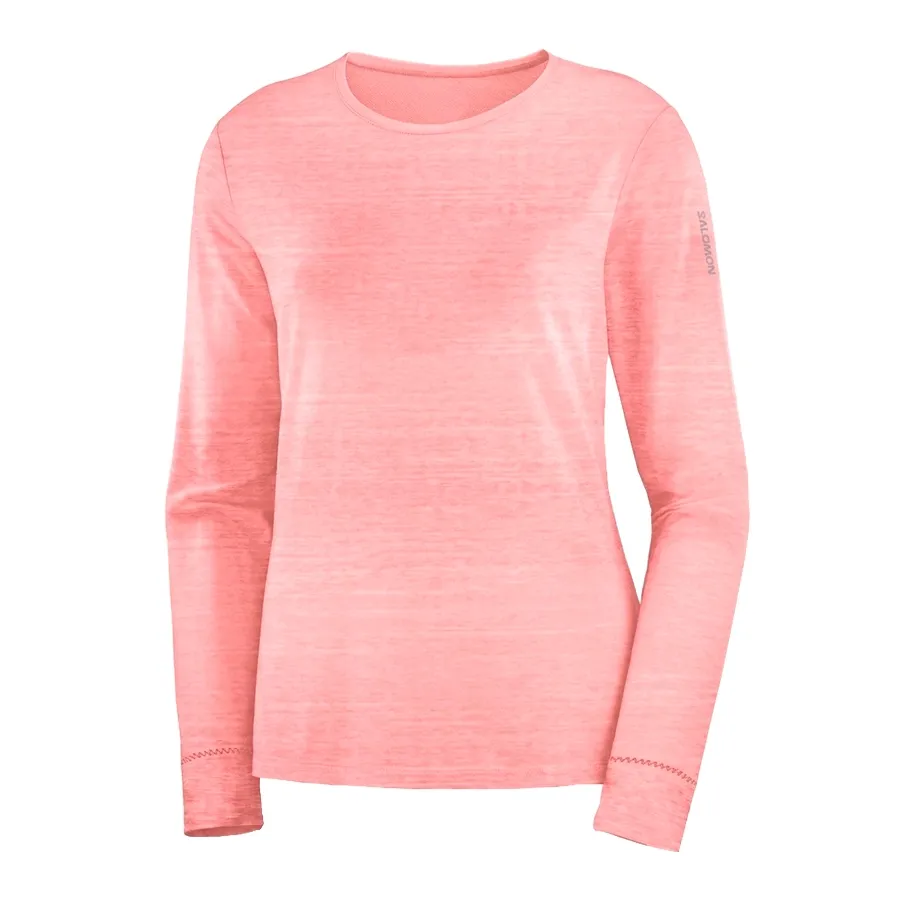 Imagen 0 de 2 de Remera Salomon Pulsar Ls Tee-ROSA