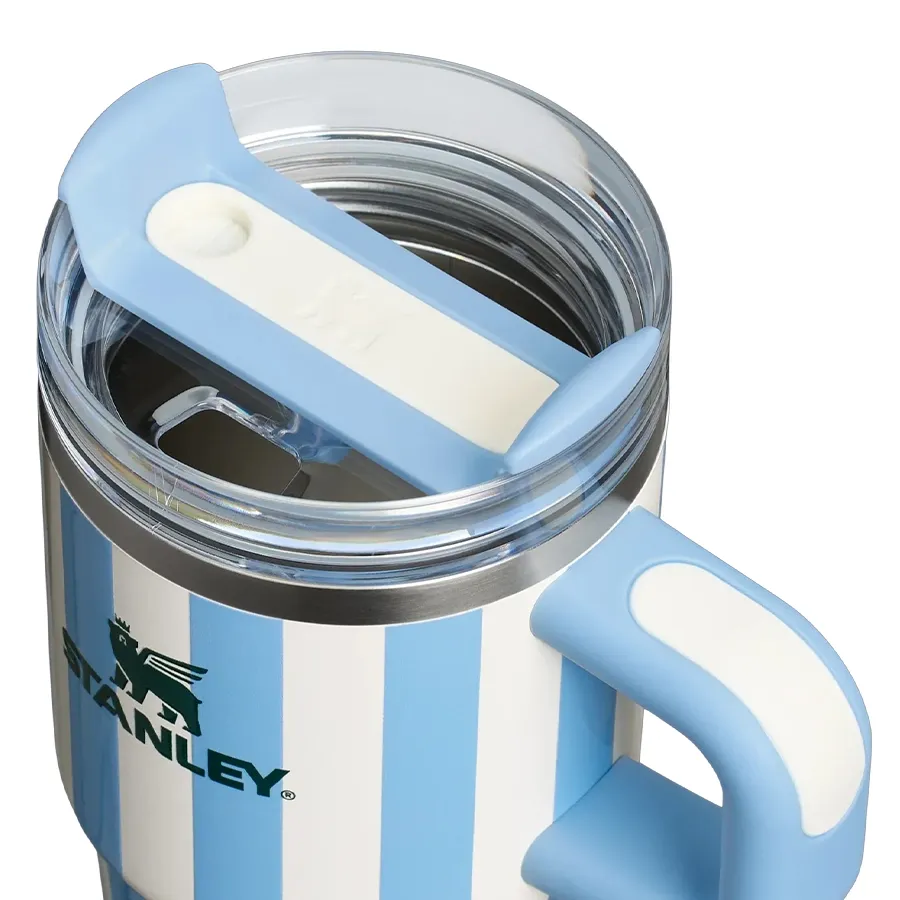 Imagen 3 de 4 de Vaso Stanley Quencher Colección Oasis 591 ml-CELESTE/BLANCO