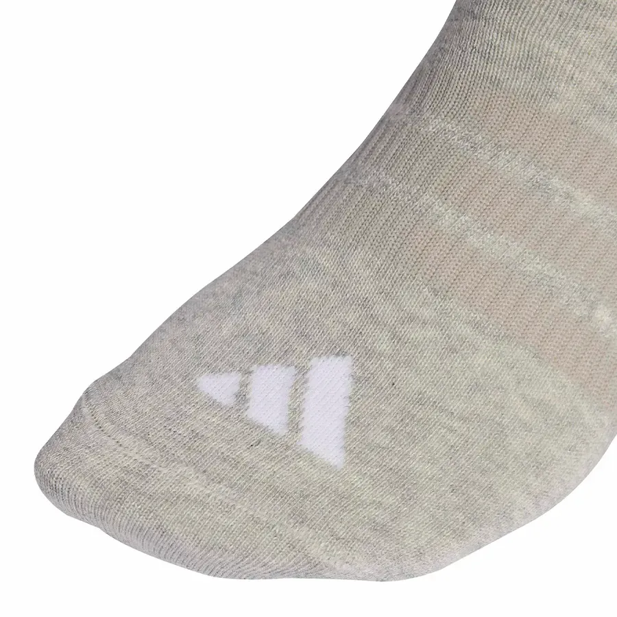 Imagen 2 de 4 de Medias adidas ThinLight Essentials-GRIS/BLANCO/NEGRO