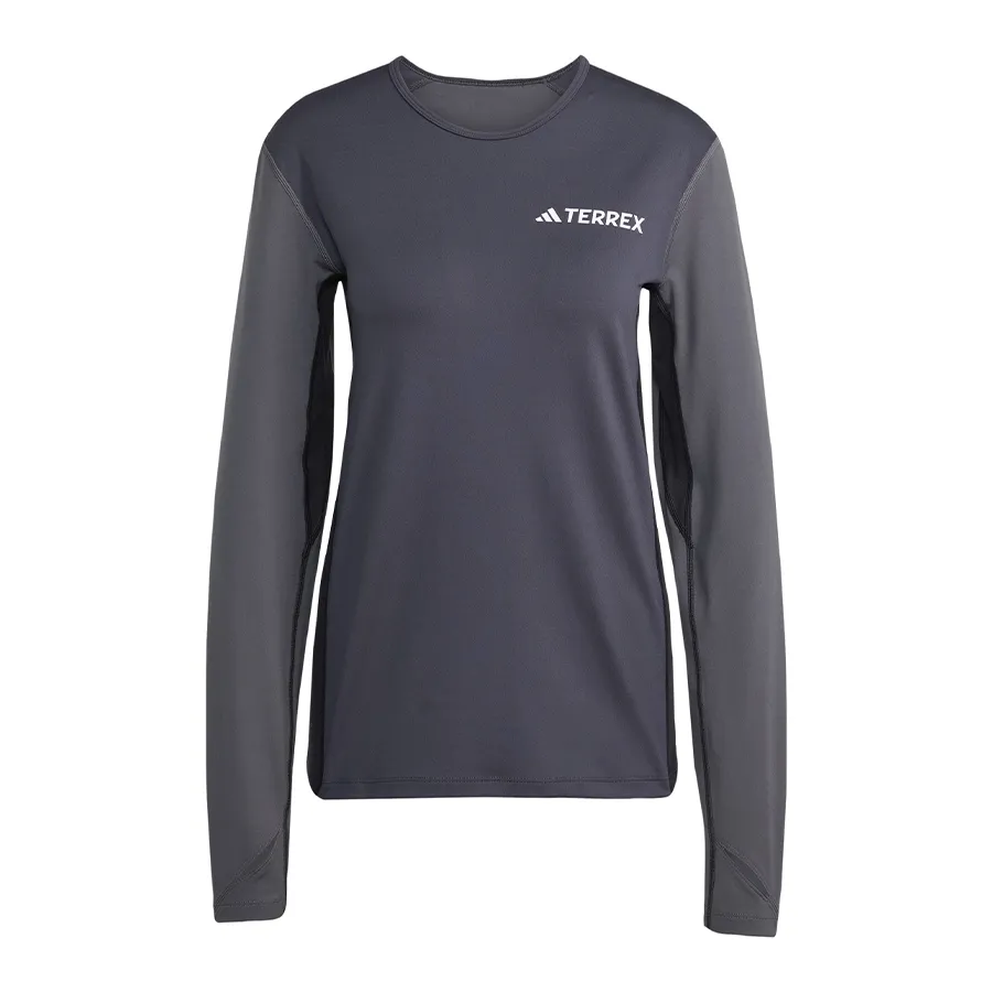 Imagen 1 de 5 de Remera adidas Manga larga Base Multisintética-GRAFITO/GRIS