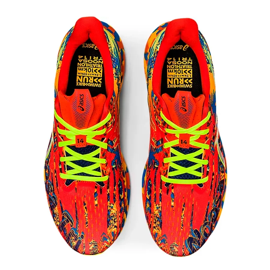 Imagen 3 de 5 de Zapatillas Asics Noosa 14 Tri Standard-ROJO/LIMA/AZUL