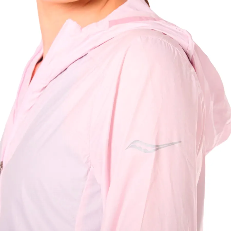 Imagen 2 de 7 de Campera Saucony Rompeviento Peregrine Packaway 2-LILA