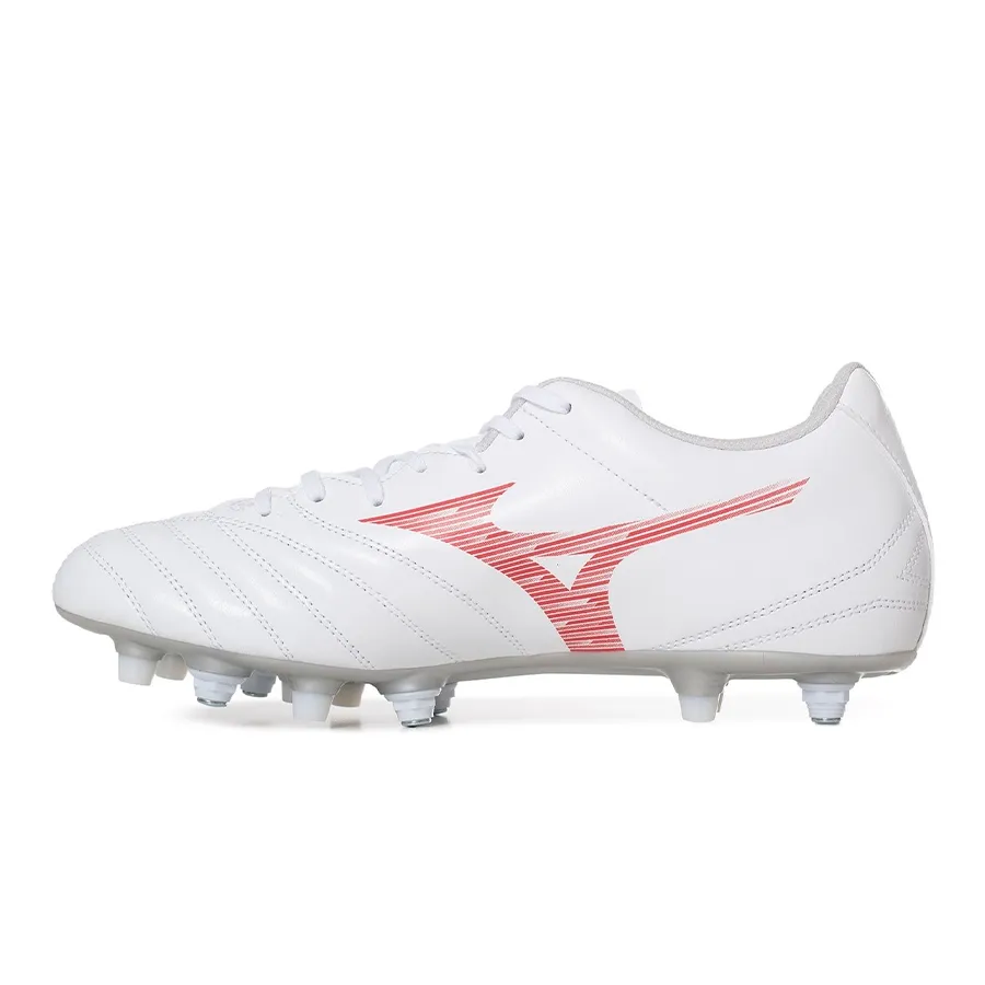 Imagen 1 de 5 de Botines Mizuno Monarcida Neo 3 Select Mix Fg-BLANCO/CORAL FLUO