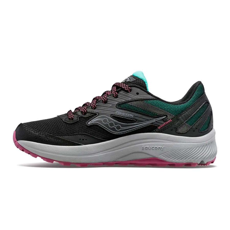 Imagen 1 de 4 de Zapatillas Saucony Cohesion Tr 15-NEGRO/ROSA/VERDE