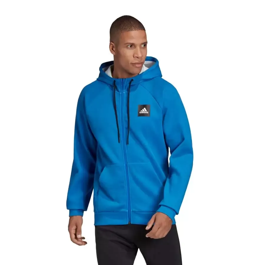 Imagen 1 de 5 de Campera Con Capucha adidas Must Haves Stadium-AZUL