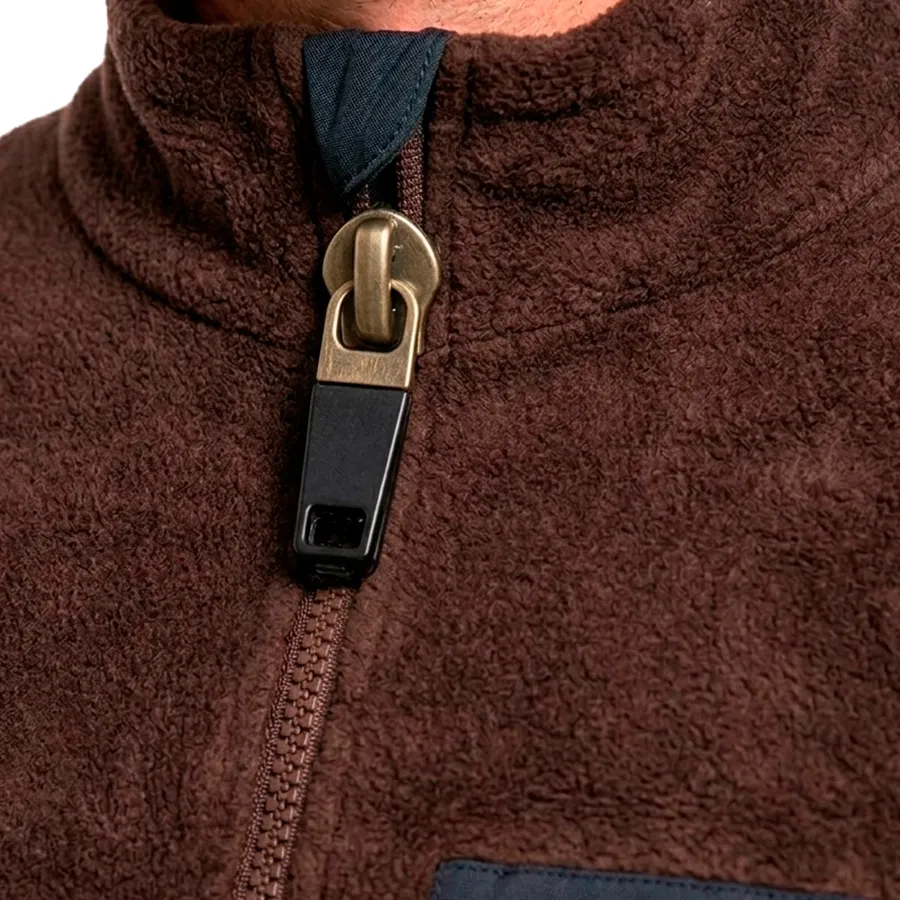 Imagen 2 de 3 de Campera Kamp Micropolar-CHOCOLATE