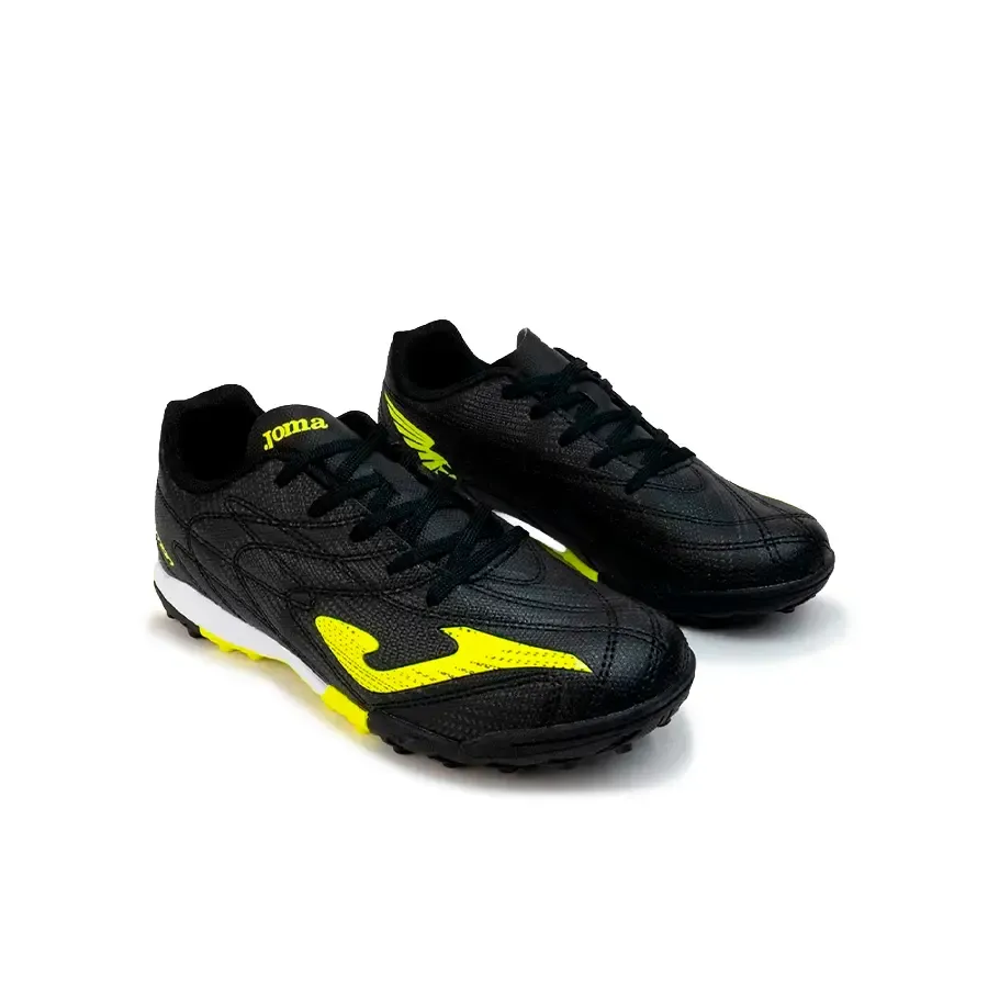 Imagen 1 de 4 de Botines Joma Evolution Tf-NEGRO/AMARILLO FLUOR