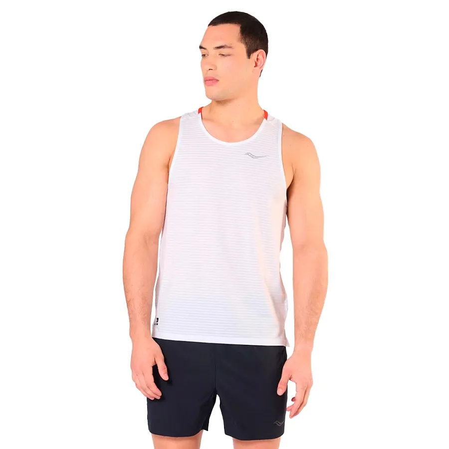 Imagen 0 de 4 de Musculosa Saucony Kinvara Tank-BLANCO