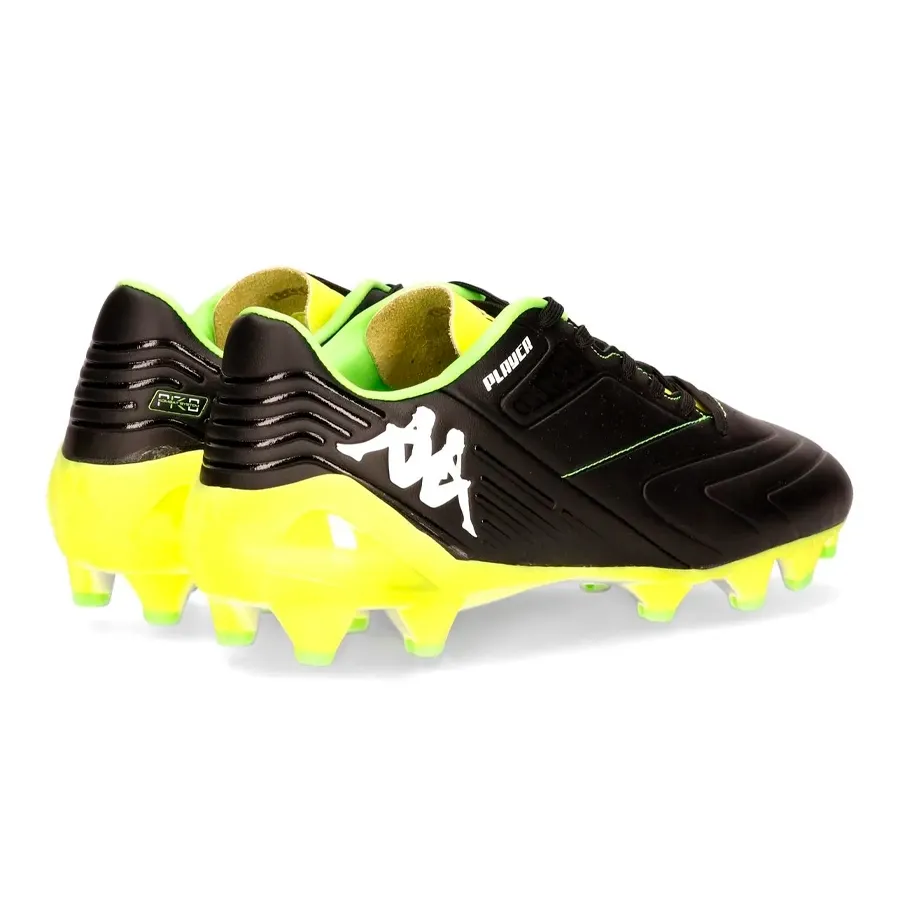 Imagen 2 de 5 de Botines Kappa Player Mid Fg-NEGRO/AMARILLO FLUOR