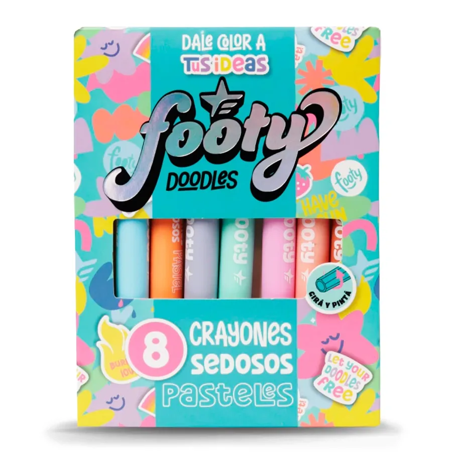 Imagen 0 de 5 de Crayones Footy Color pastel 26-MULTICOLOR
