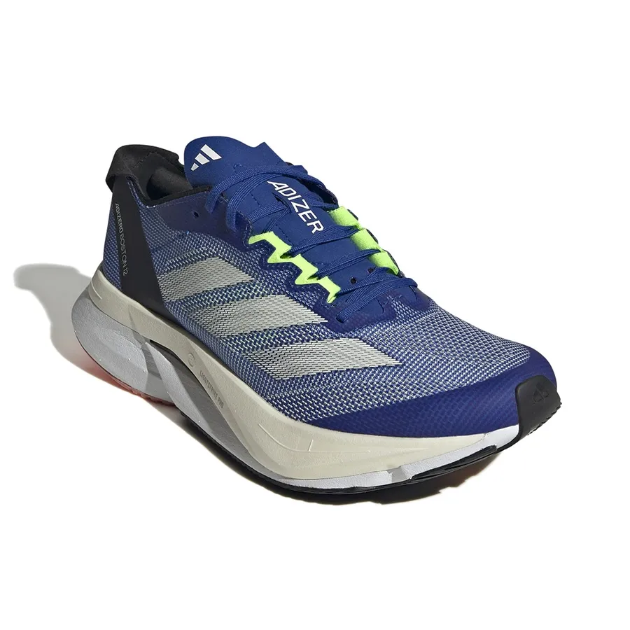 Imagen 2 de 9 de Zapatillas adidas Adizero Boston 12-AZUL/NEGRO/PLATA