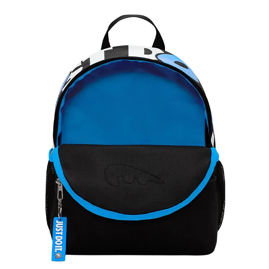 Imagen 3 de 4 de Mochila Nike Mini Brasilia-NEGRO/AZUL/BLANCO