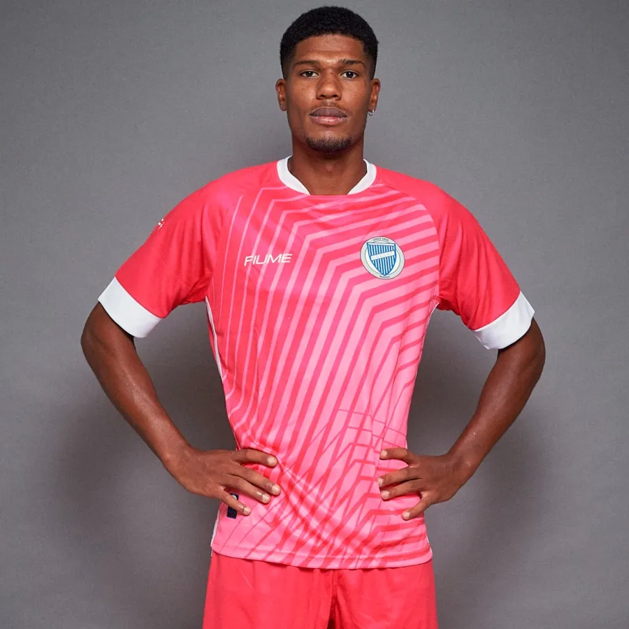 Imagen 0 de 4 de Remera Fiume Sport Arquero 2023 Godoy Cruz-ROSA/BLANCO