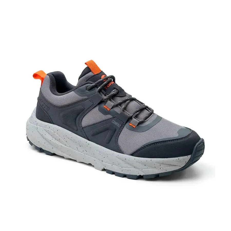 Imagen 1 de 5 de Zapatillas Topper Campaz-GRIS/GRAFITO/NARANJA