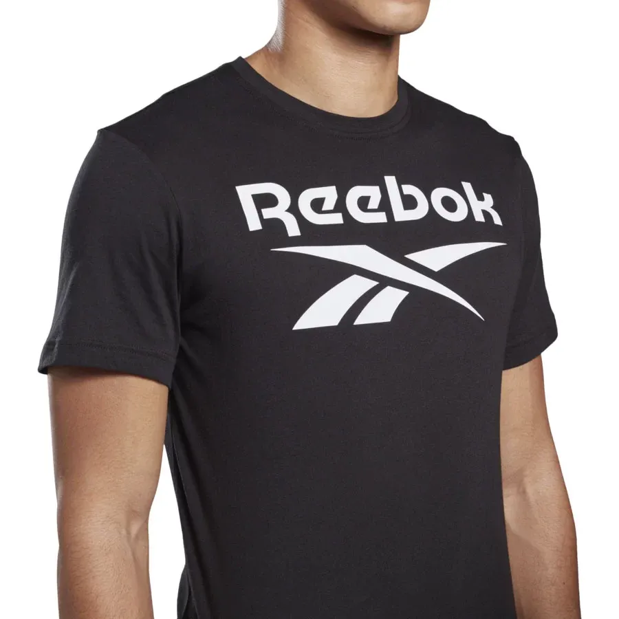 Imagen 3 de 4 de Remera Reebok Ri Big Logo Tee-NEGRO/BLANCO