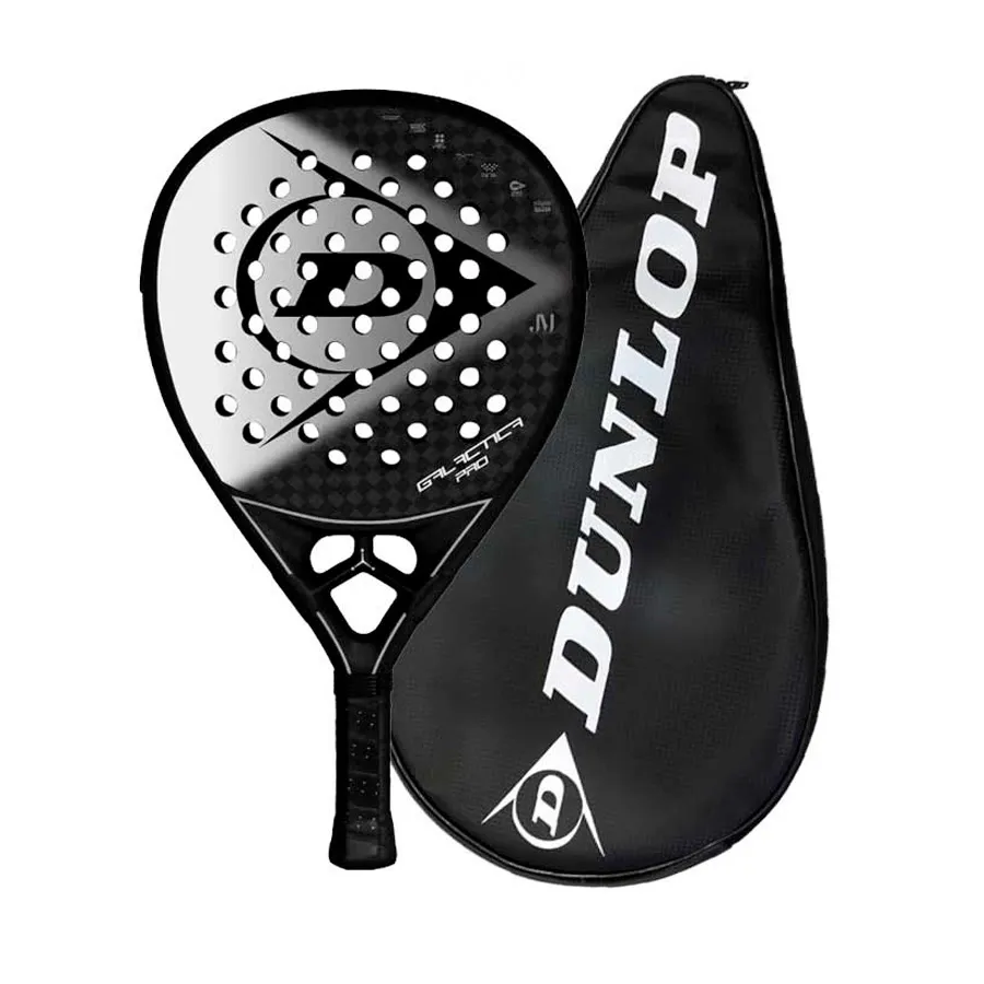 Imagen 1 de 3 de Paleta Dunlop Galáctica Pro-NEGRO/BLANCO