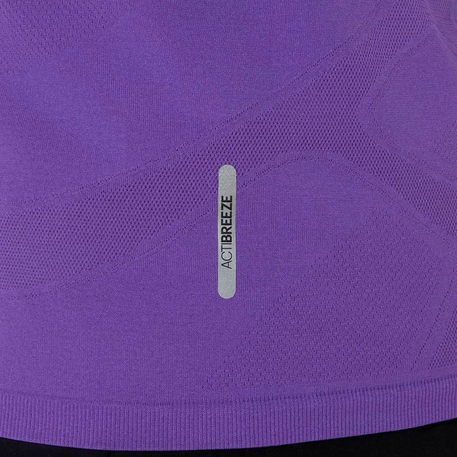 Imagen 4 de 5 de Remera Asics Road Seamless-VIOLETA