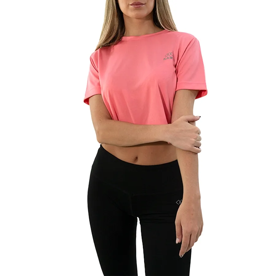 Imagen 1 de 5 de Remera Kamp Quickvent Odor Free Cropped-ROSA