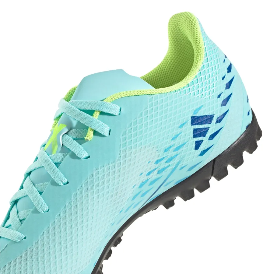 Imagen 3 de 6 de Botines adidas X Speedportal 4 Tf-CELESTE/MARINO/VERDE FLUO