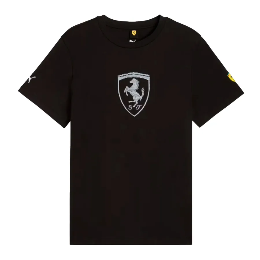 Imagen 2 de 4 de Remera Puma Ferrari Tonal Shield Tee-NEGRO