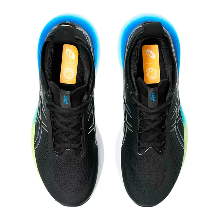 Imagen 4 de 6 de Zapatillas Asics Gel Nimbus 25-NEGRO/AZUL/AMARILLO