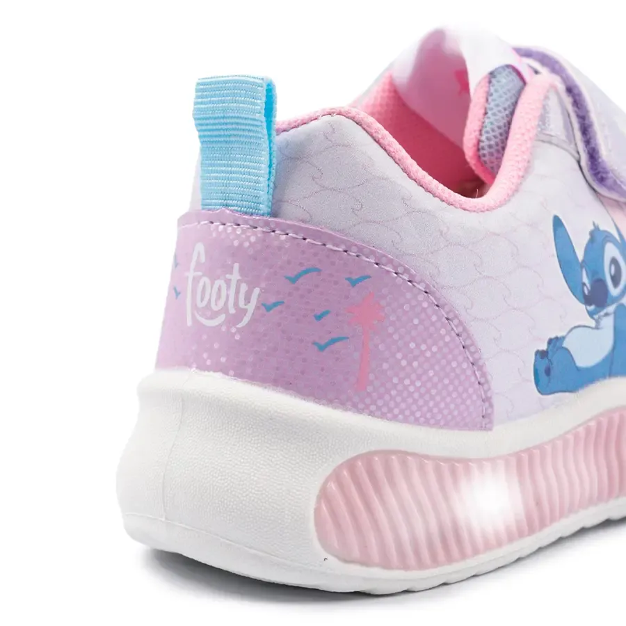 Imagen 4 de 5 de Zapatillas Footy Stitch Plus-ROSA/BLANCO