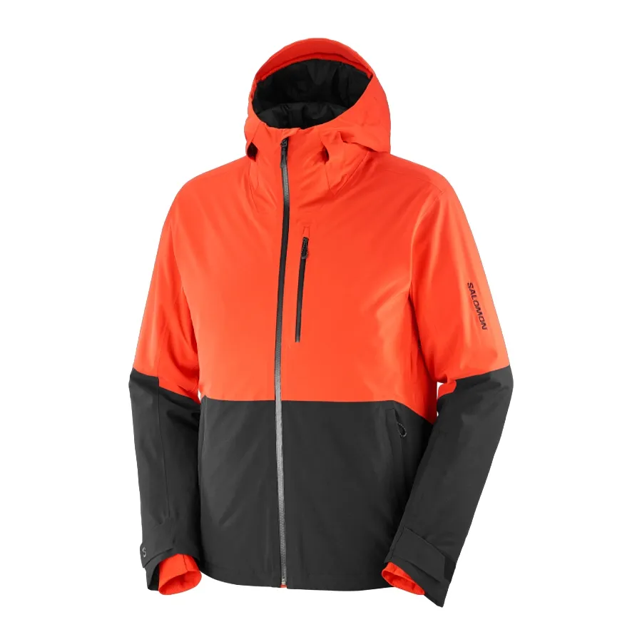 Imagen 2 de 4 de Campera Salomon Highland Jacket-ROJO/NEGRO