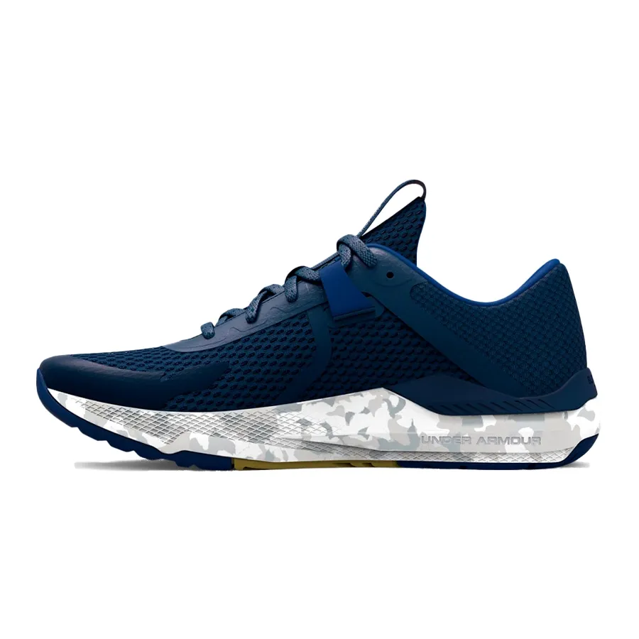 Imagen 3 de 6 de Zapatillas Under Armour Projet Rock Bsr 2 Marble-AZUL/BLANCO