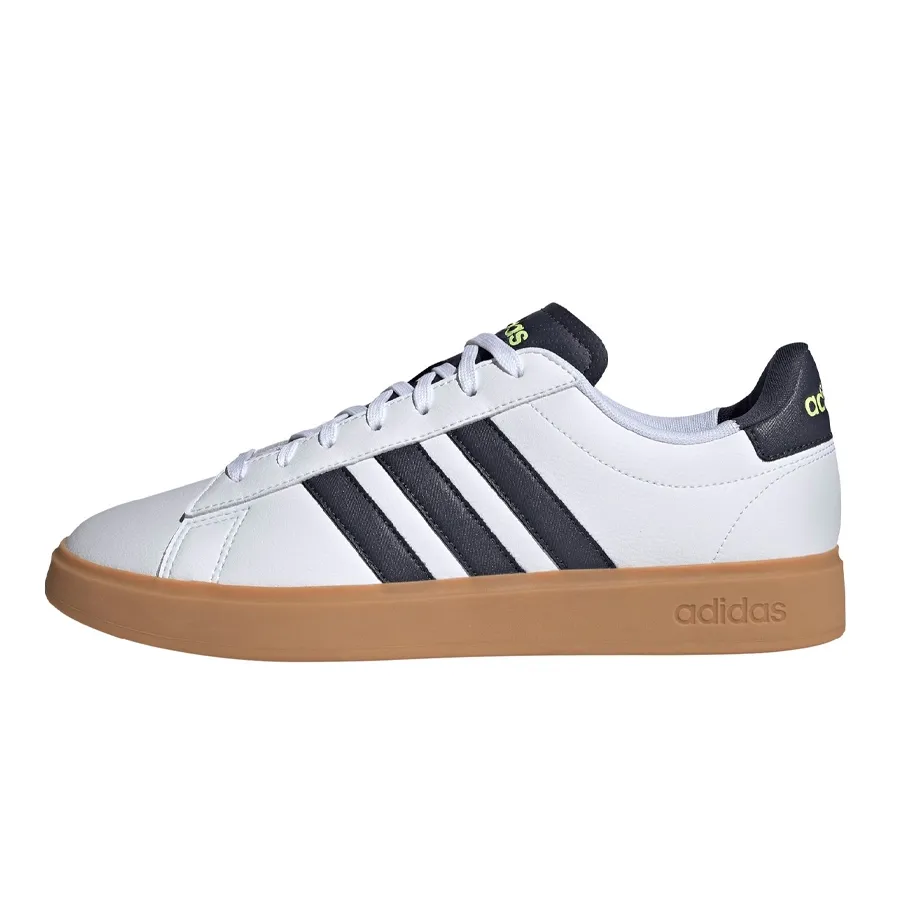 Imagen 2 de 6 de Zapatillas adidas Grand Court 2.0-BLANCO/NEGRO/MARRON