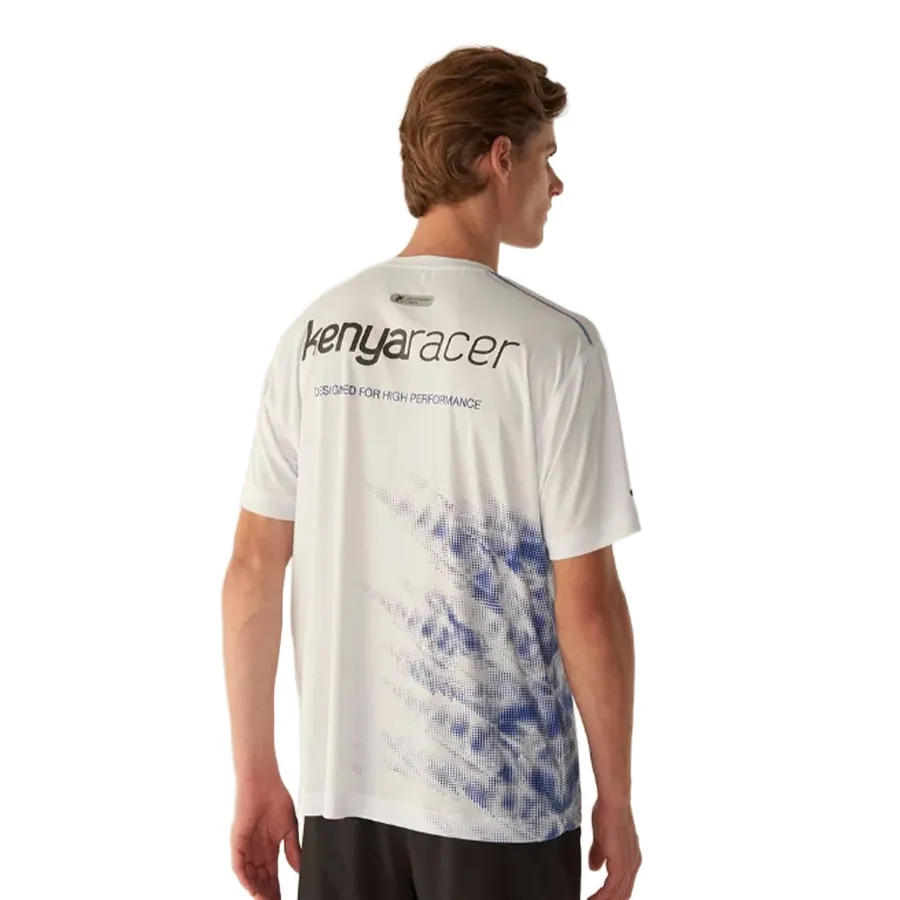 Imagen 1 de 4 de Remera Fila Comfort Kenya Racer-BLANCO/AZUL