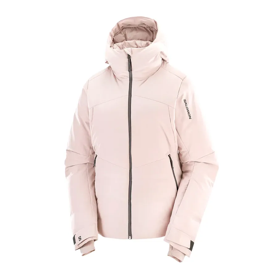 Imagen 1 de 10 de Campera Salomon Alpenflow Down-BEIGE