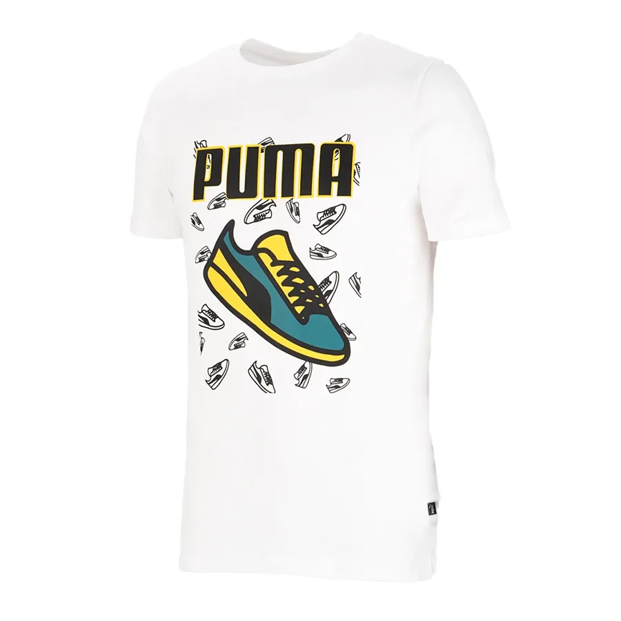 Imagen 0 de 4 de Remera Puma Graphics Sneaker Adp-BLANCO/VERDE/AMARILLO