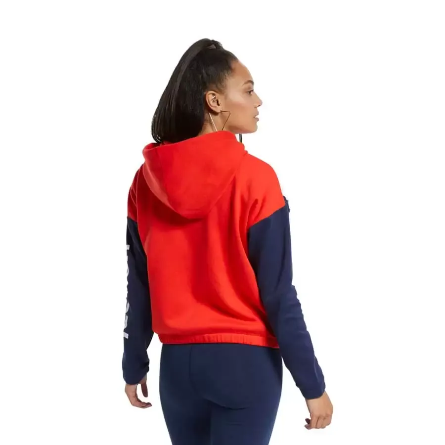 Imagen 1 de 5 de Campera Reebok Te Linear Logo Fl F-ROJO/AZUL/BLANCO