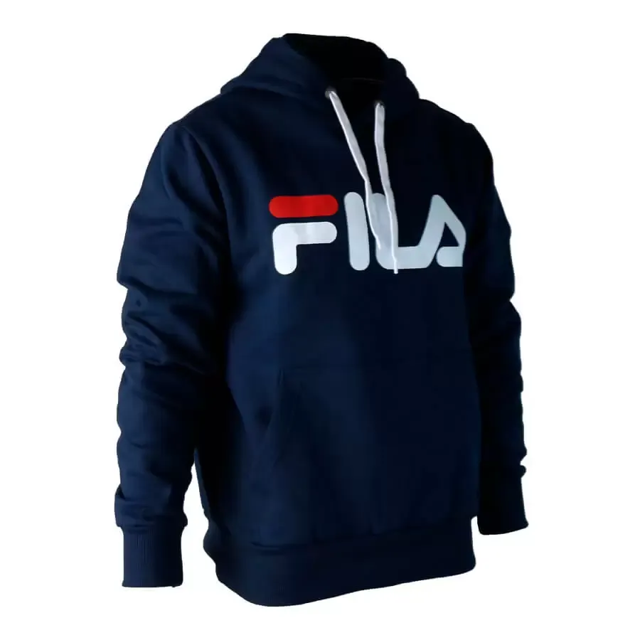 Imagen 2 de 4 de Buzo Fila Canguro Up Masc-MARINO/BLANCO
