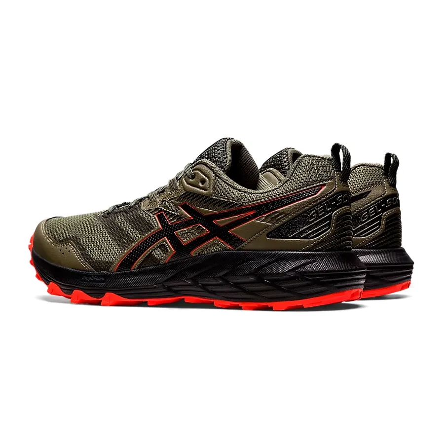 Imagen 2 de 5 de Zapatillas Asics Gel Sonoma 6 Standard-VERDE OLIVA/NEGRO/ROJO