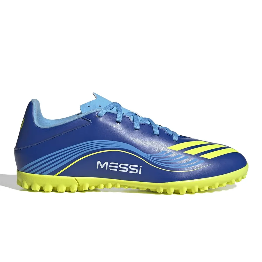 Imagen 0 de 7 de Botines adidas F50 Messi Club Tf-AZUL FRANCIA/AMARILLO FLUOR/CELESTE