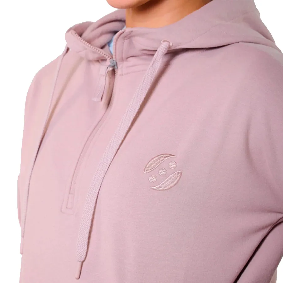 Imagen 1 de 3 de Buzo Saucony Recovery Zip Ivory-ROSA