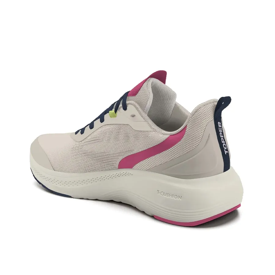Imagen 2 de 6 de Zapatillas Topper Stance 3-GRIS/FUCSIA