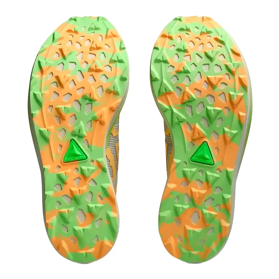 Imagen 4 de 6 de Zapatillas Asics Metafuji Trail-GRIS-NARANJA-LIMA