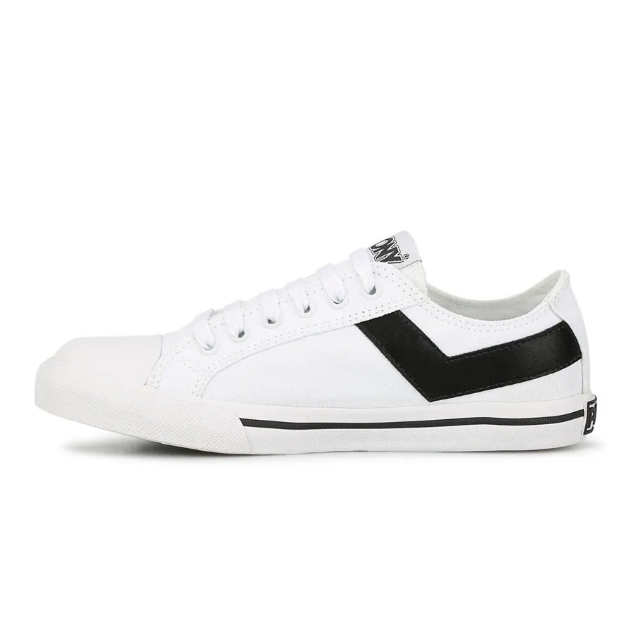 Imagen 1 de 5 de Zapatillas Pony Shooter Ox Canvas-BLANCO/NEGRO